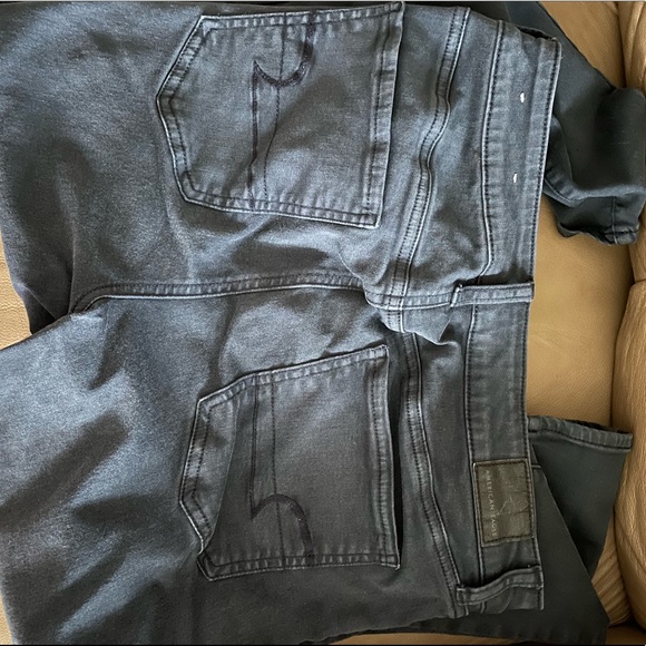 Barely Worn Dark Blue AE Jeggings - Picture 3 of 3